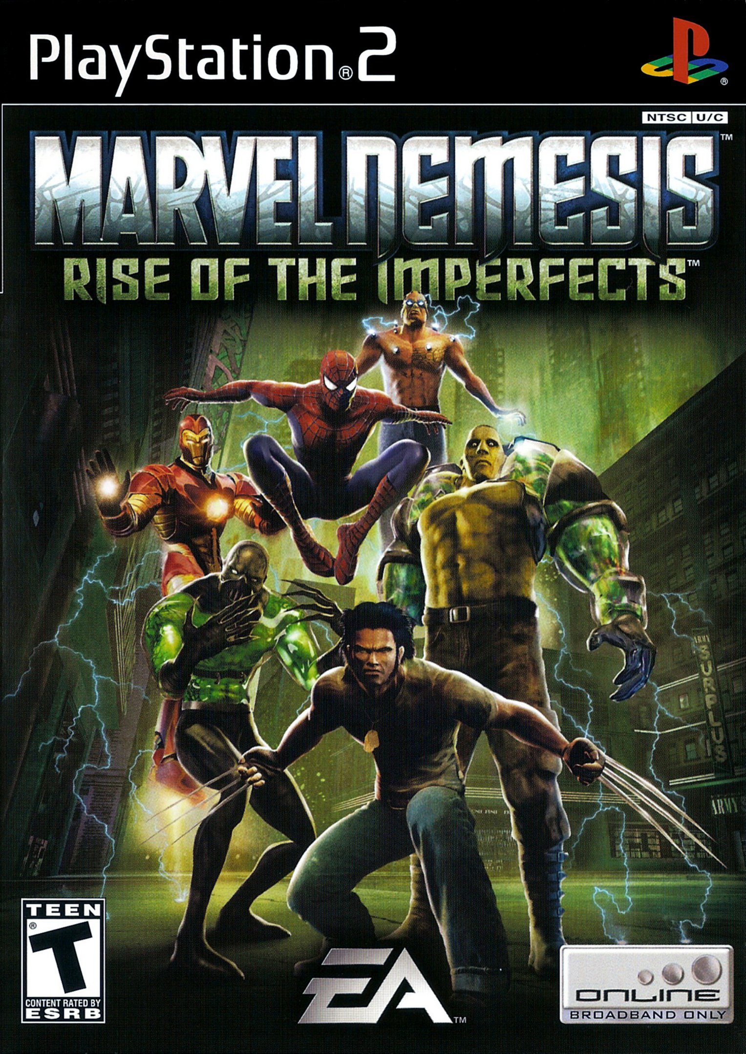 Обложка игры Marvel Nemesis: Rise of the Imperfects