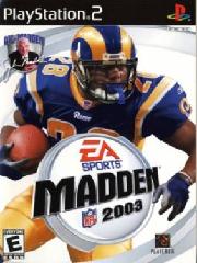 Обложка игры Madden NFL 2003