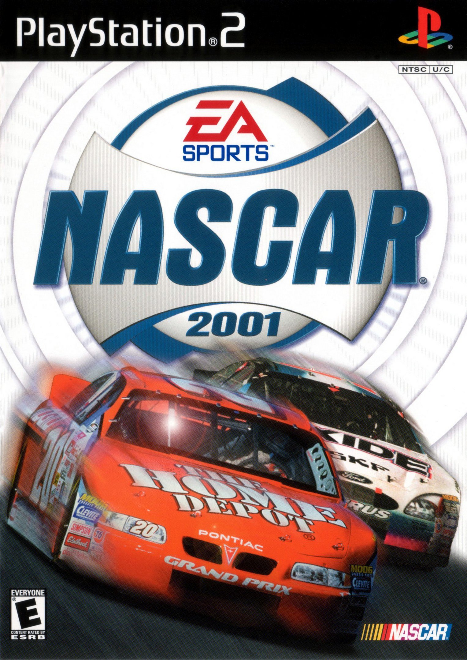 Обложка игры NASCAR 2001