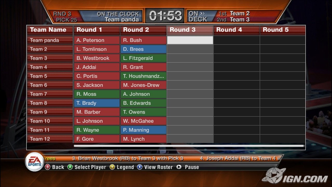 Скриншот из игры EA Sports Fantasy Football Live Score Tracker - 1