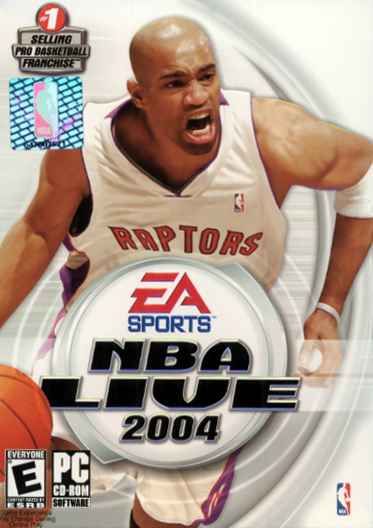 Обложка игры NBA Live 2004