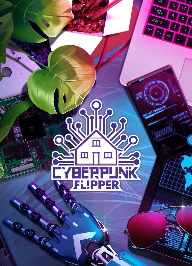 Обложка игры House Flipper - Cyberpunk