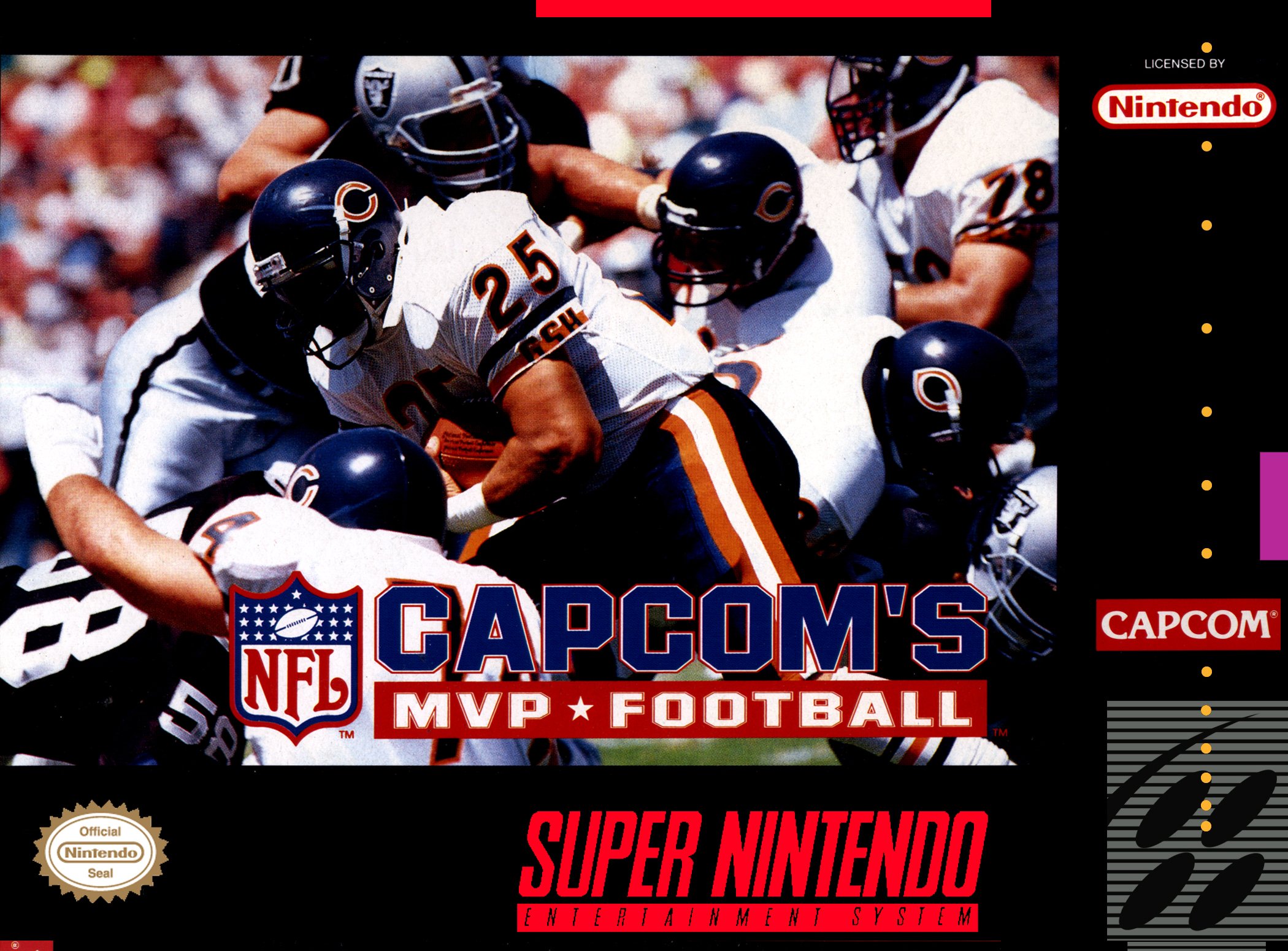 Обложка Capcom's MVP Football