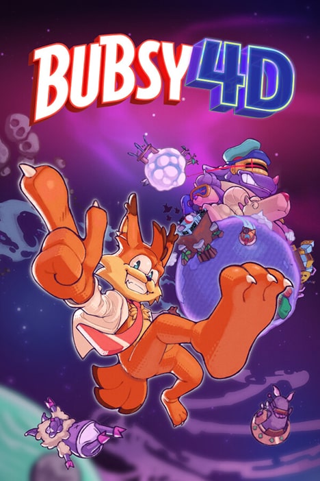 Обложка игры Bubsy 4D