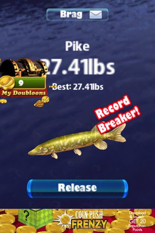 Скриншот из игры Flick Fishing - 3