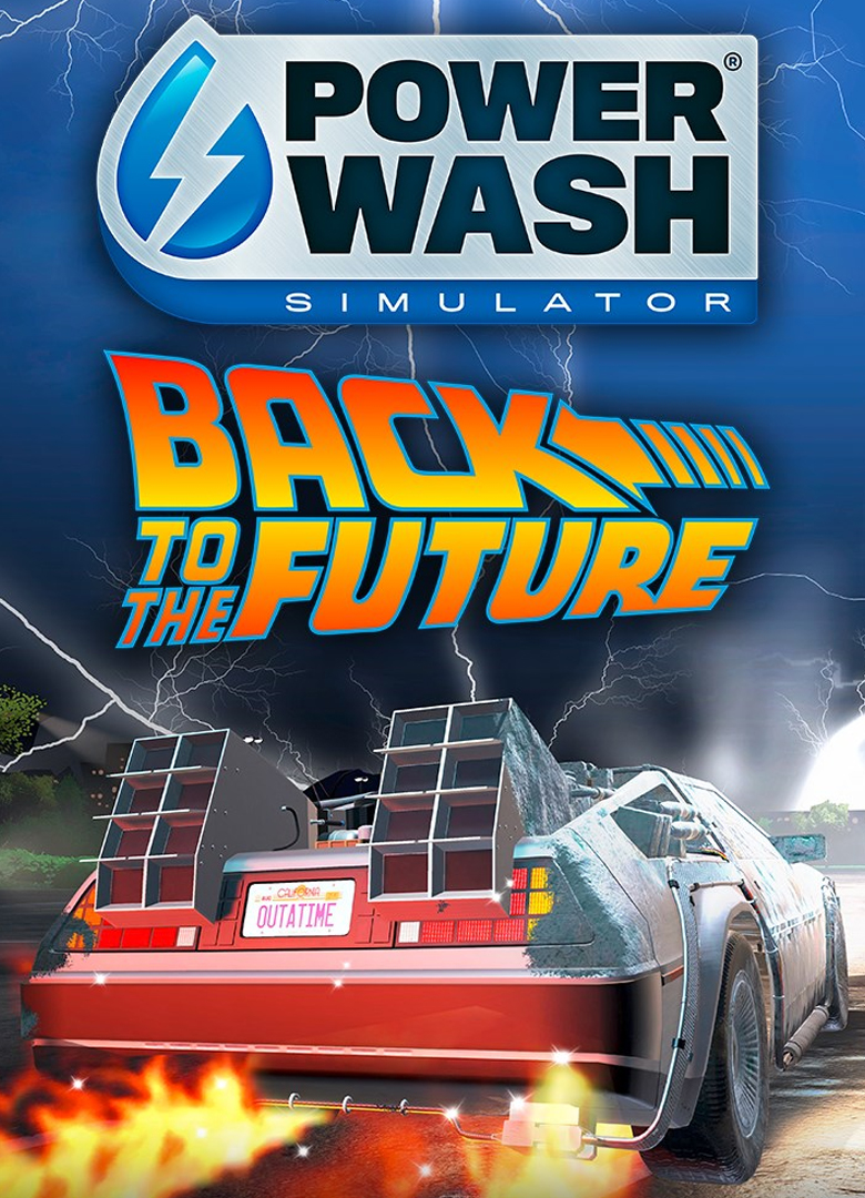 Обложка игры PowerWash Simulator - Back to the Future