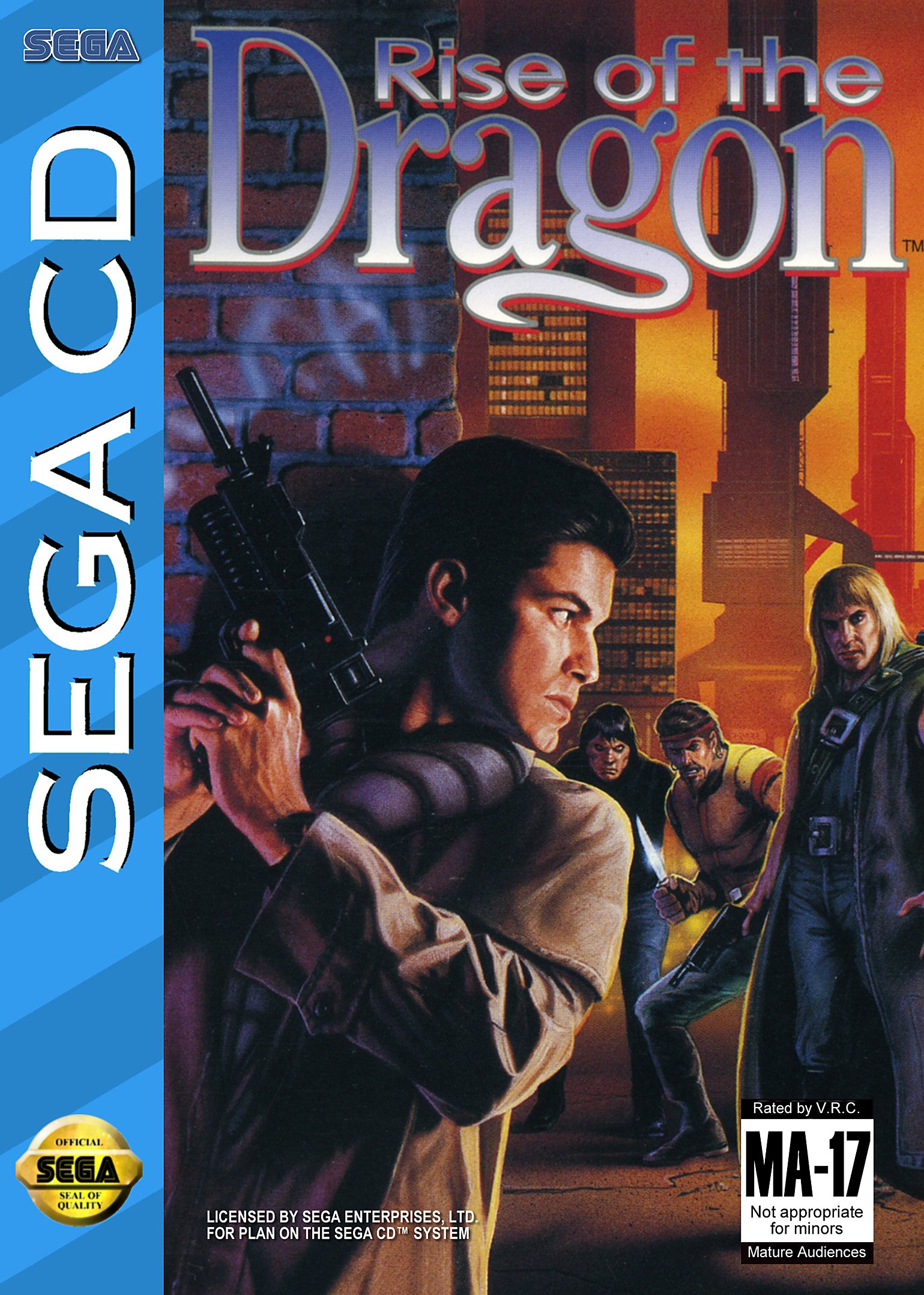 Обложка игры Rise of the Dragon