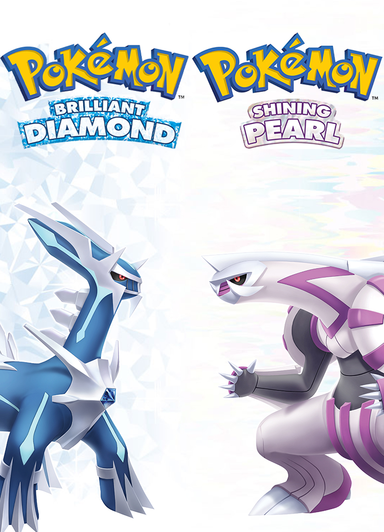 Обложка игры Pokemon Brilliant Diamond & Pokemon Shining Pearl