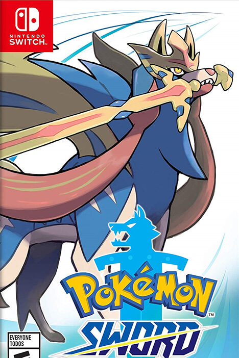 Обложка игры Pokemon Sword and Shield