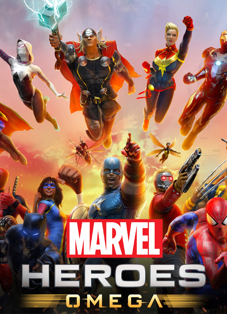 Обложка игры Marvel Heroes Omega