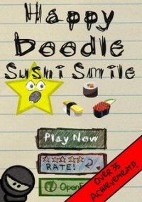 Обложка Happy Doodle Sushi Smile