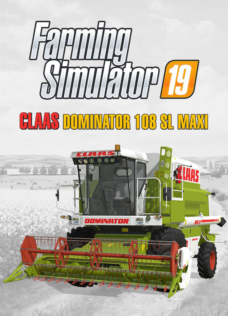 Обложка игры Farming Simulator 19: CLAAS DOMINATOR 108 SL MAXI