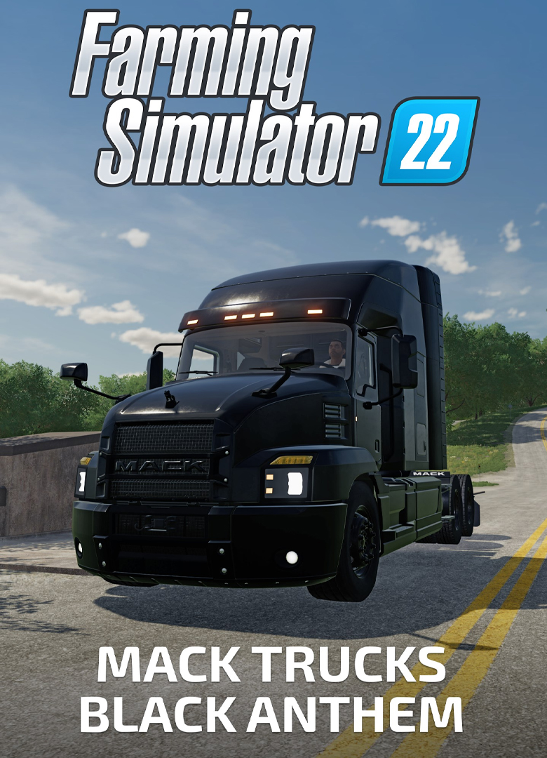 Обложка игры Farming Simulator 22: Mack Trucks Black Anthem