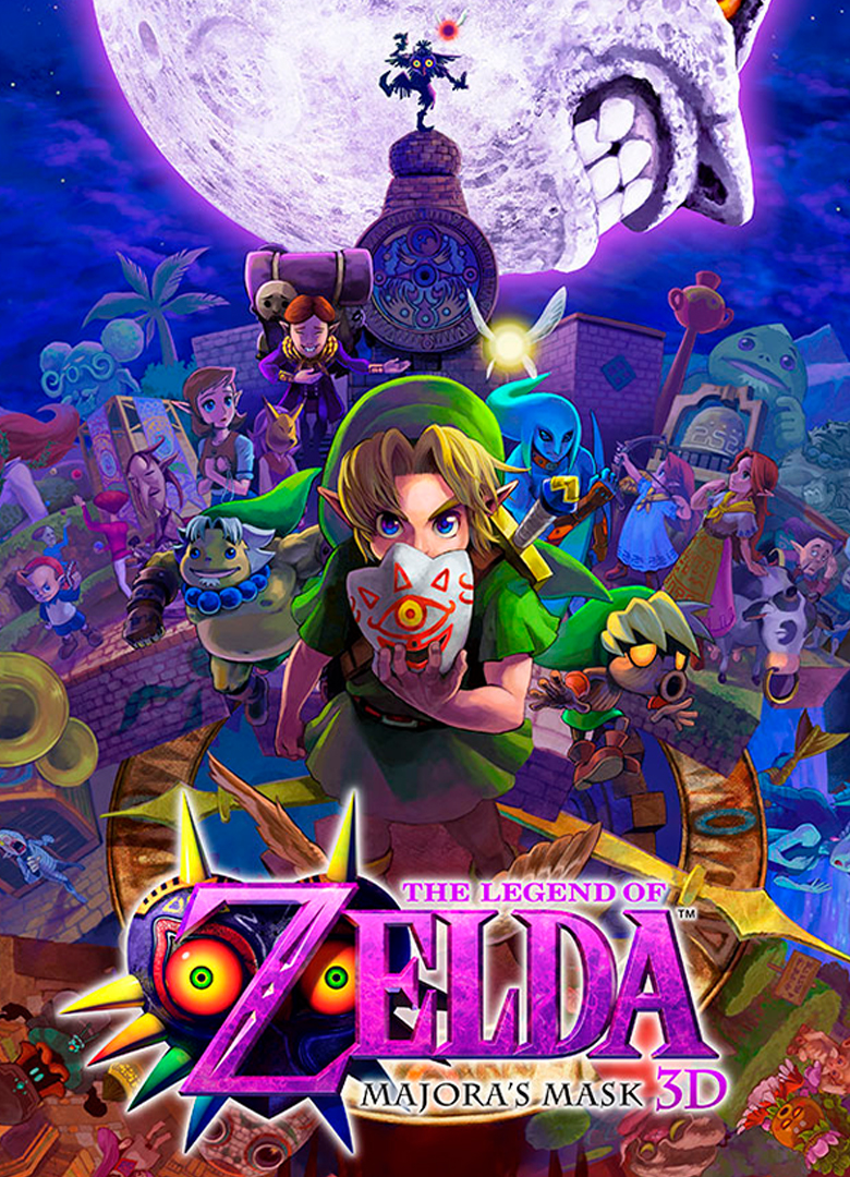 Обложка игры The Legend of Zelda: Majora's Mask 3D