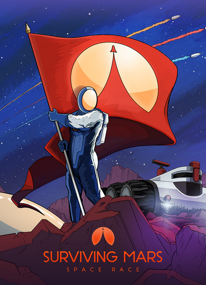 Обложка игры Surviving Mars: Space Race