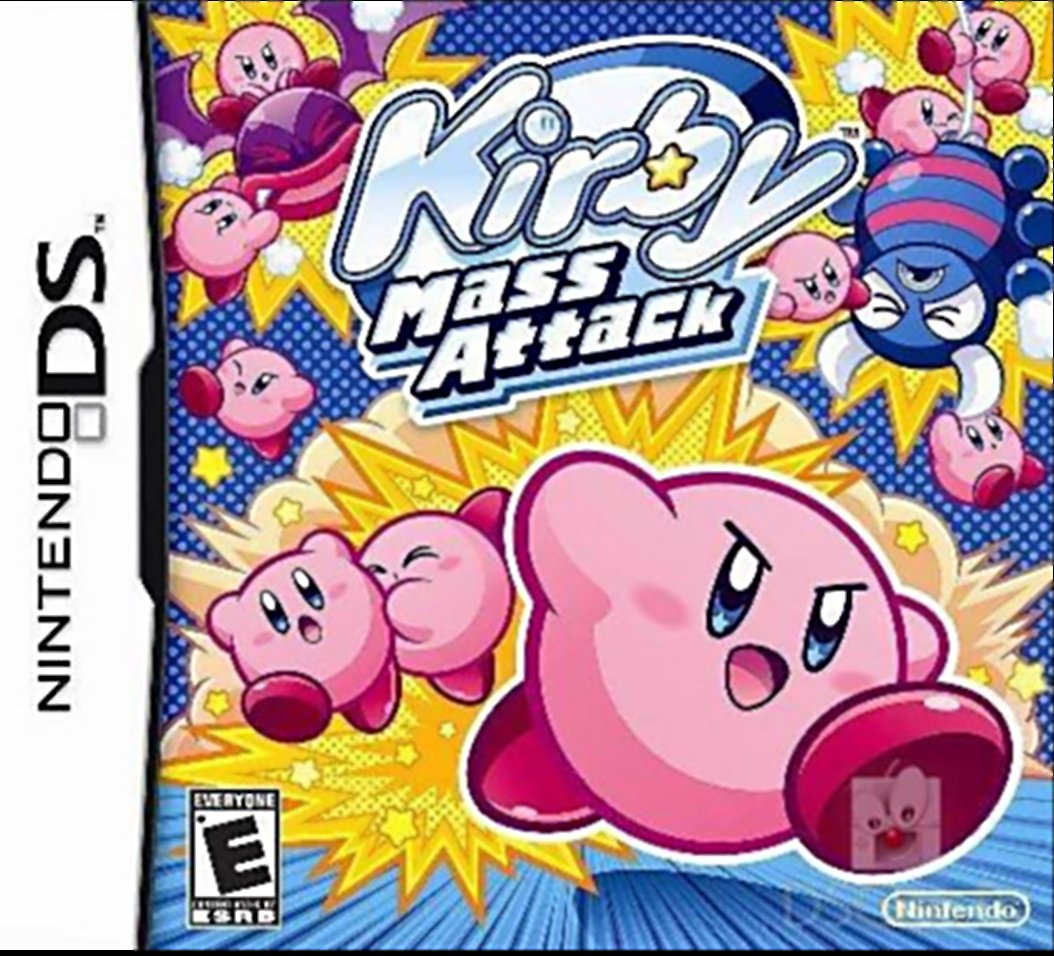 Обложка игры Kirby Mass Attack