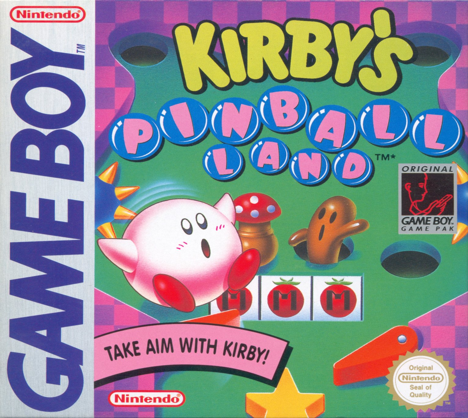 Обложка игры Kirby's Pinball Land