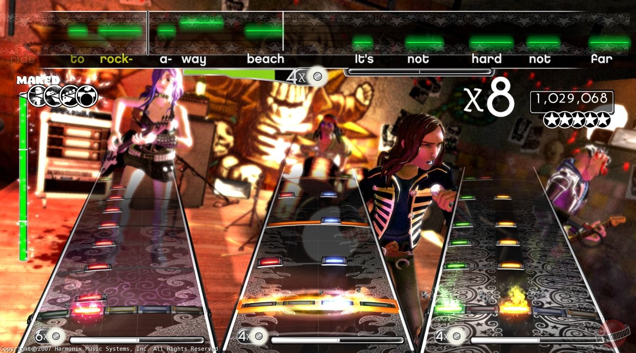 Скриншот из игры Rock Band - 20
