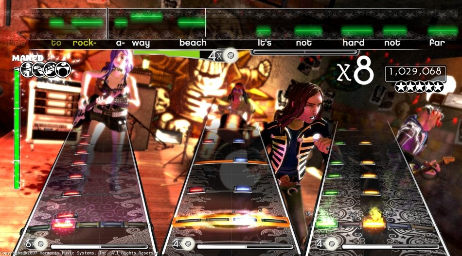 Скриншот из игры Rock Band - 12