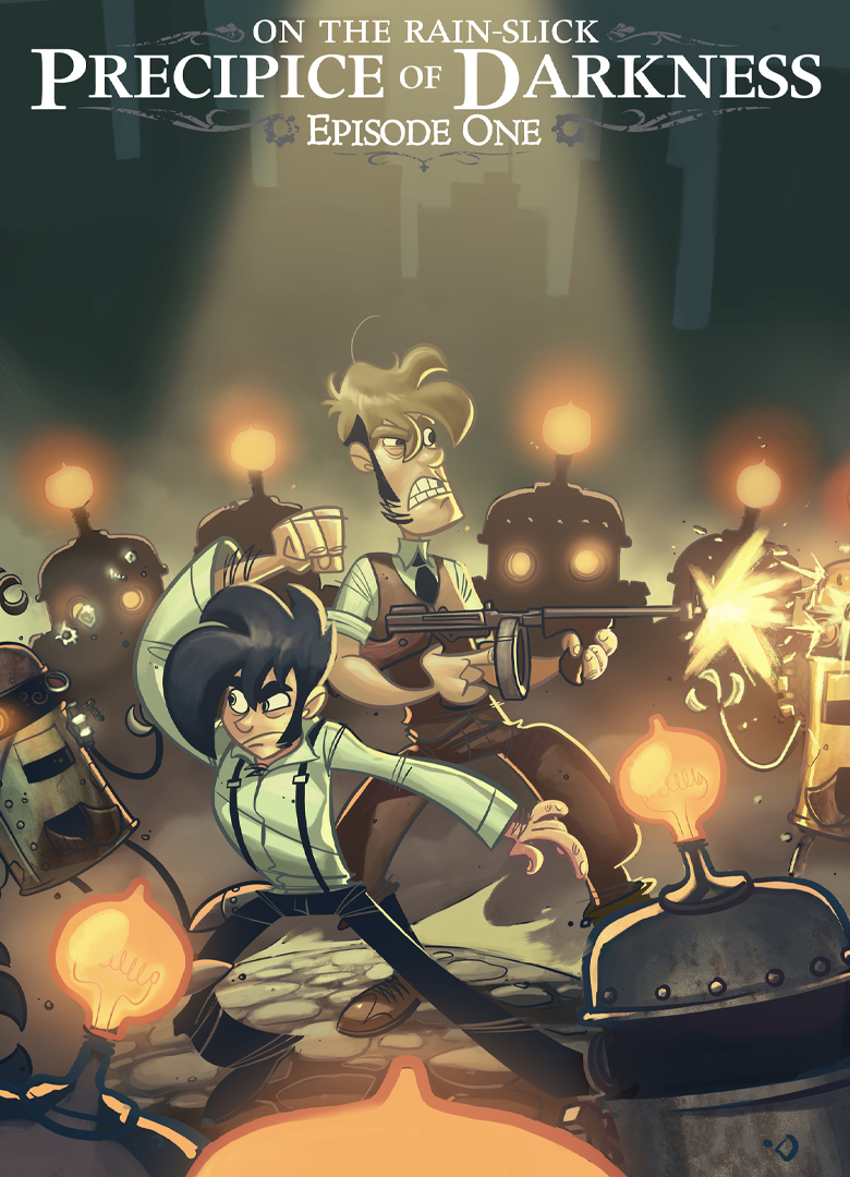 Обложка игры Penny Arcade Adventures: On the Rain-Slick Precipice of Darkness