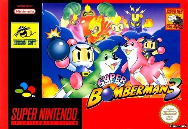 Обложка игры Super Bomberman 3