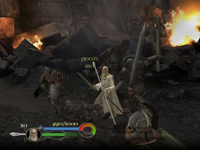 Скриншот из игры The Lord of the Rings: The Return of the King - 3