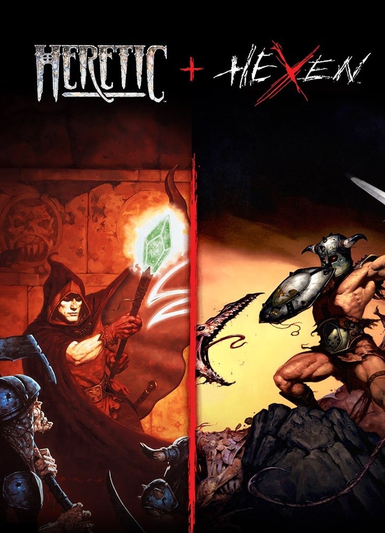 Обложка игры Heretic + Hexen