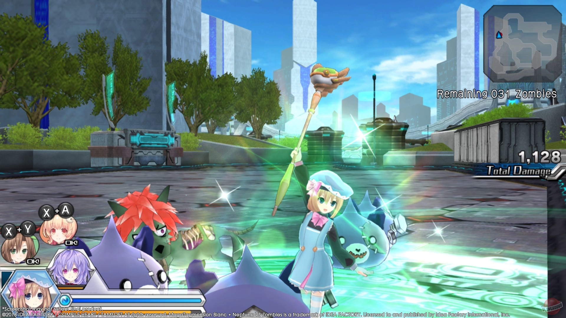 Скриншот из игры MegaTagmension Blanc + Neptune VS Zombies - 12