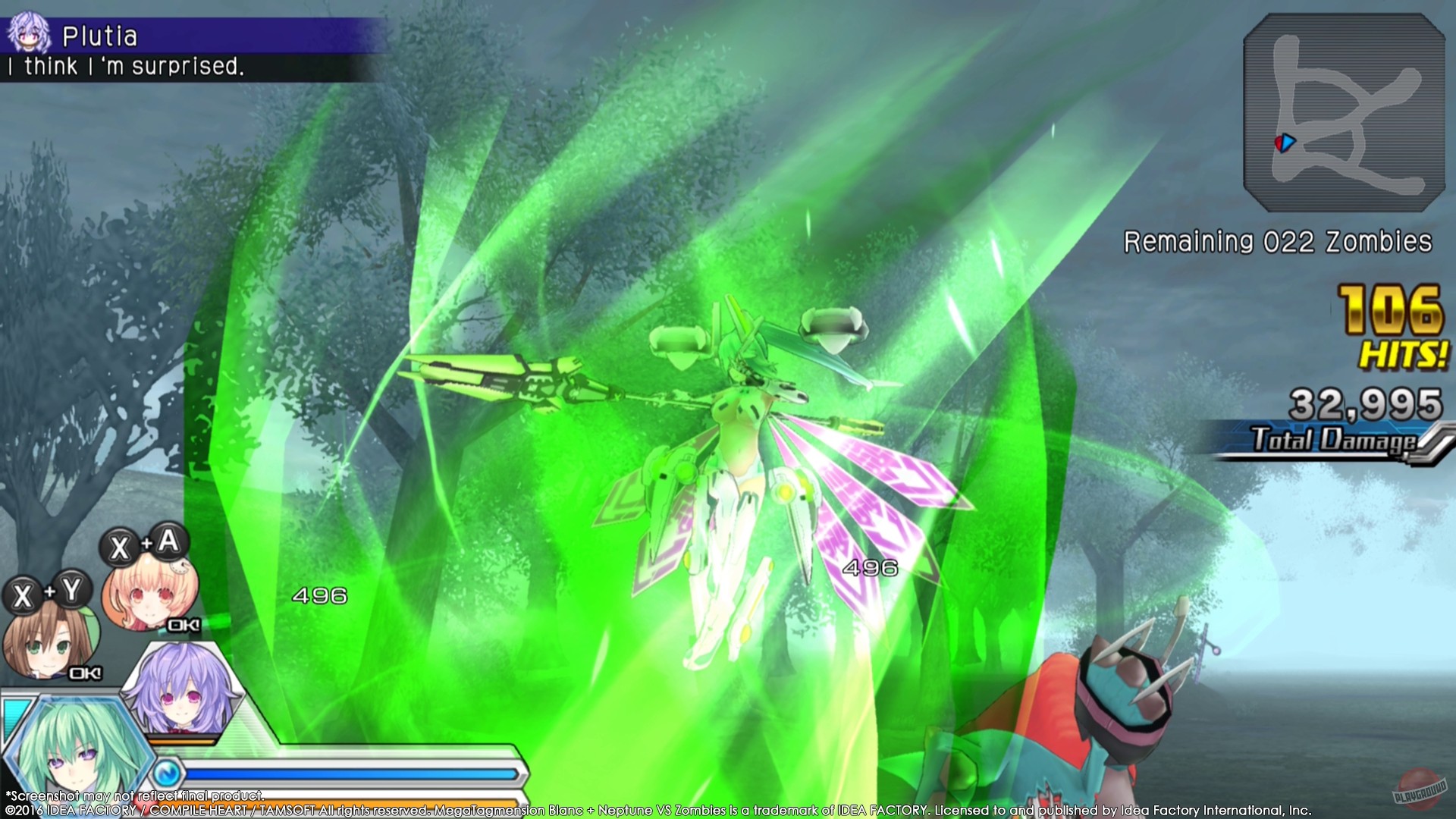 Скриншот из игры MegaTagmension Blanc + Neptune VS Zombies - 7