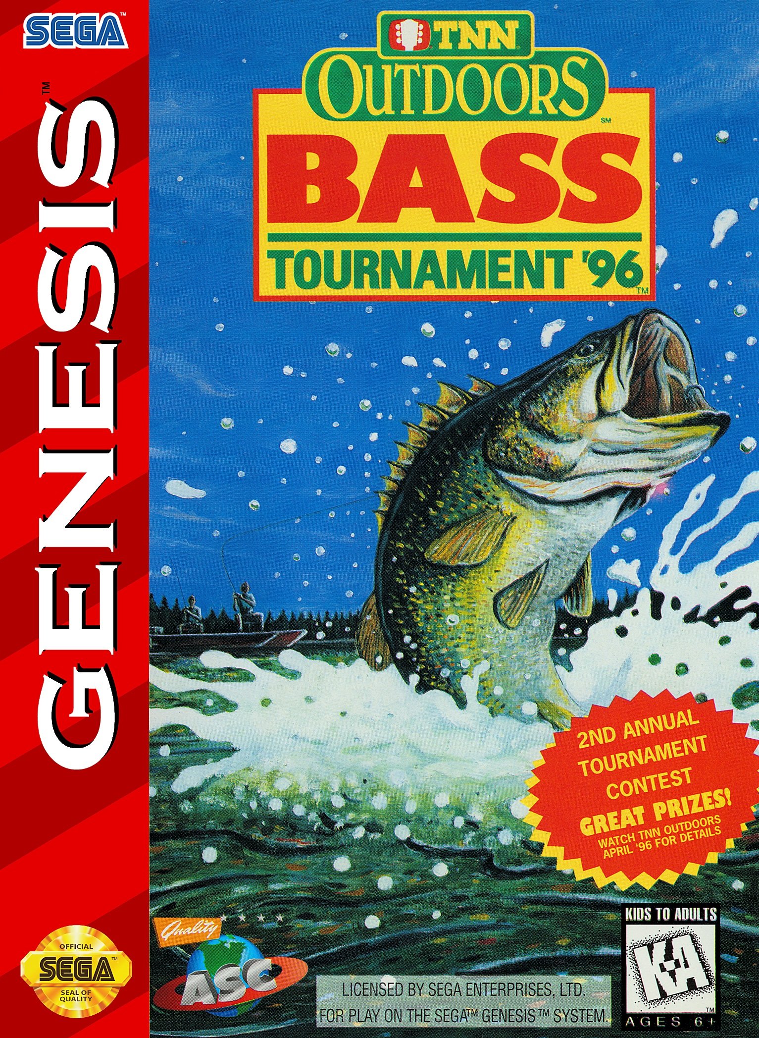 Обложка игры TNN Outdoors Bass Tournament '96