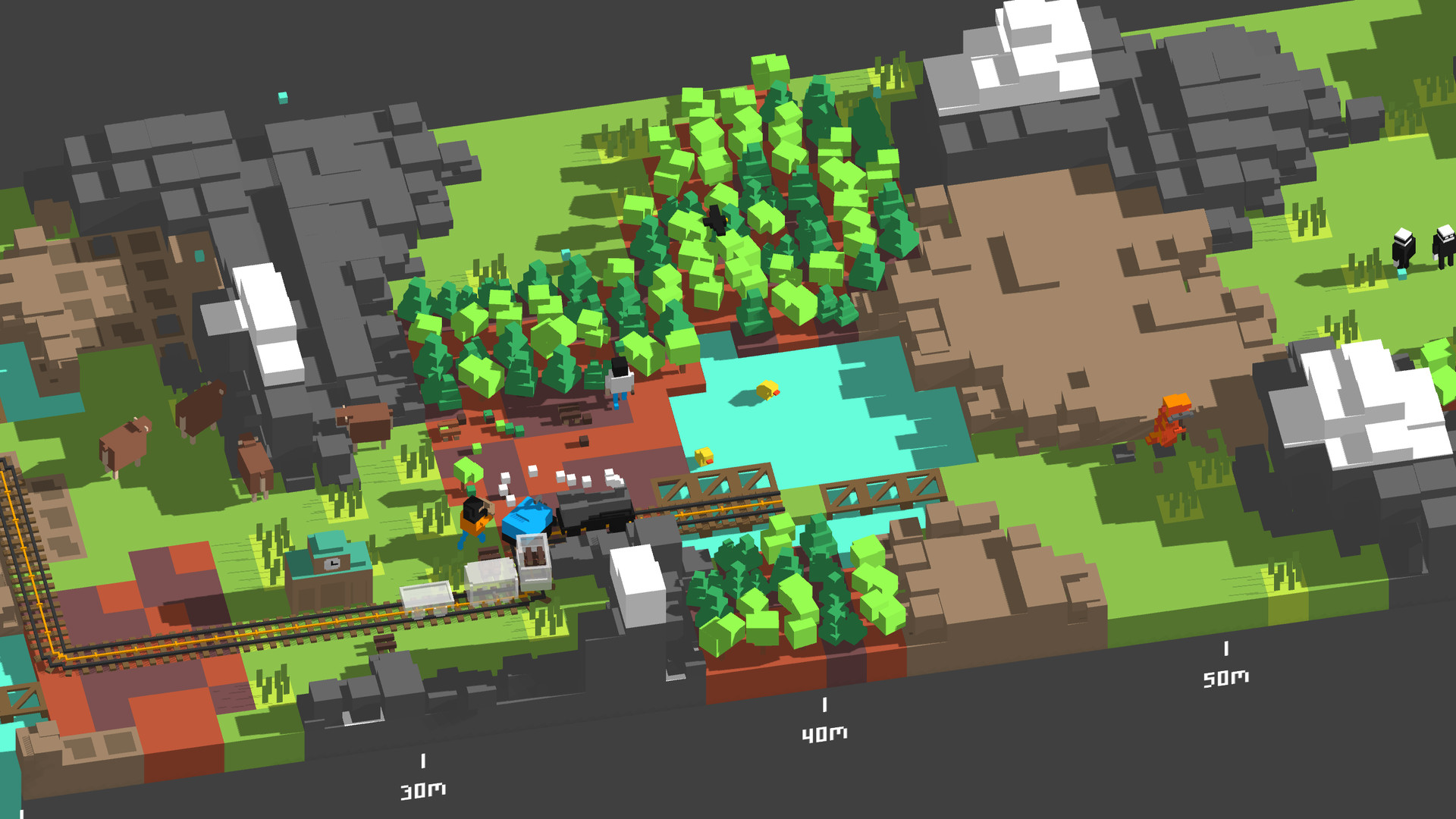 Скриншот из игры Unrailed! - 1