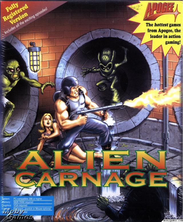 Обложка игры Alien Carnage
