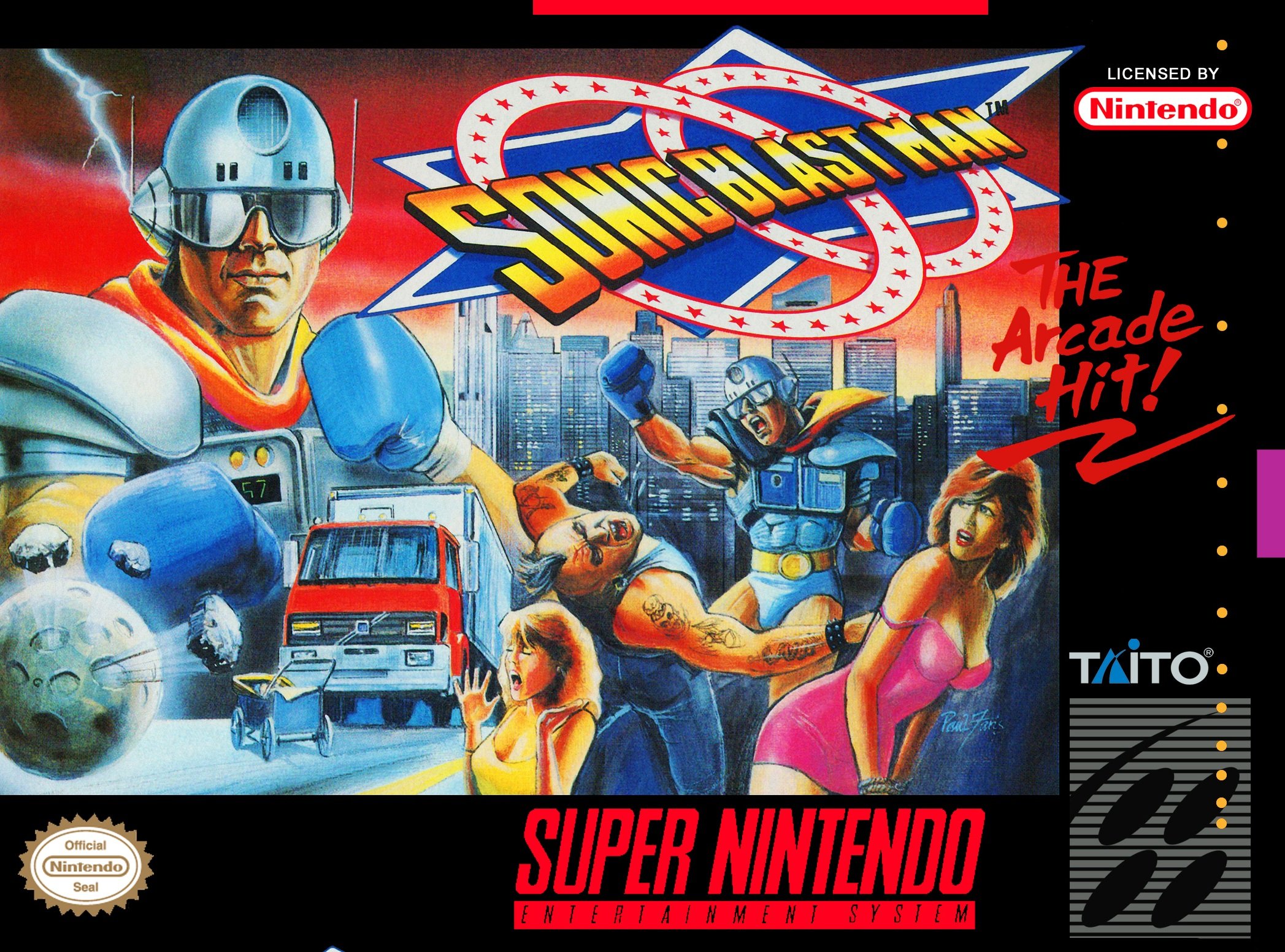 Обложка игры Sonic Blast Man