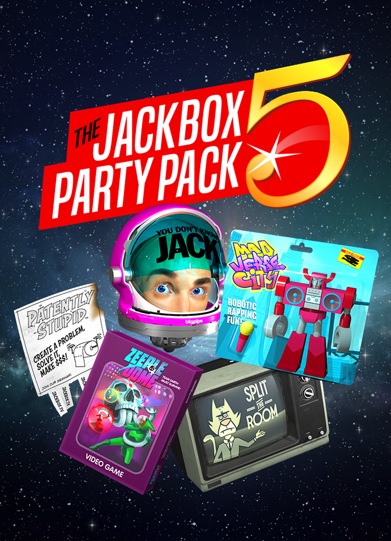 Обложка игры The Jackbox Party Pack 5