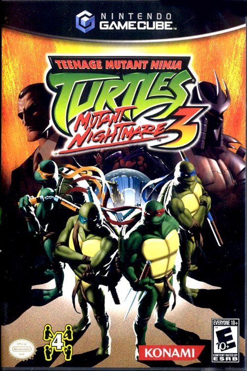Обложка игры Teenage Mutant Ninja Turtles 3: Mutant Nightmare