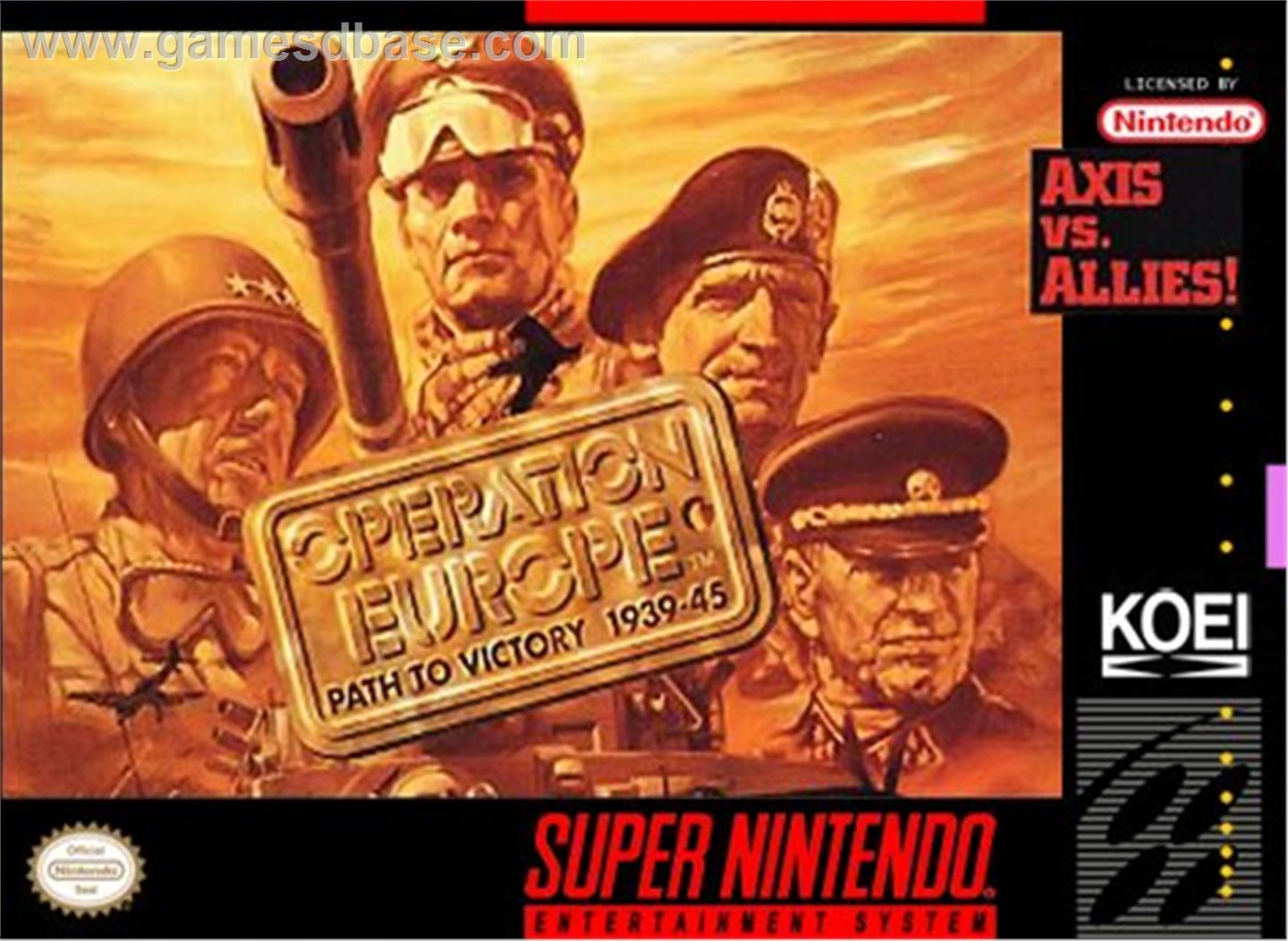 Обложка игры Operation Europe: Path to Victory 1939-45