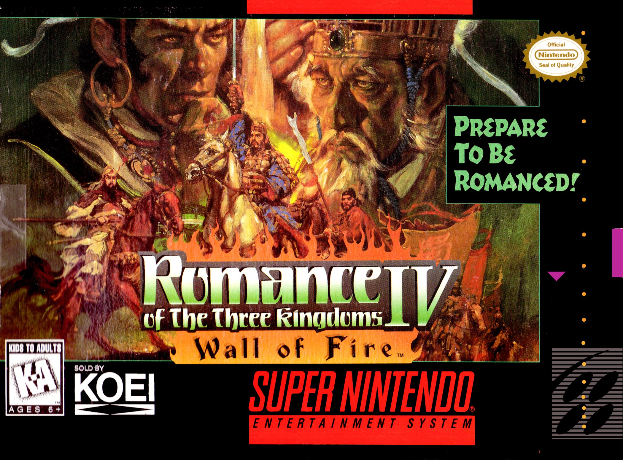 Обложка игры Romance of the Three Kingdoms 4: Wall of Fire