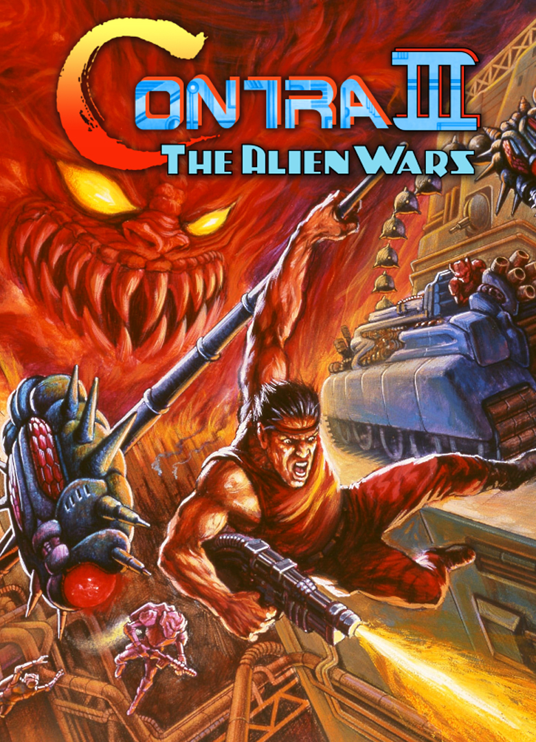 Обложка игры Contra 3: The Alien Wars
