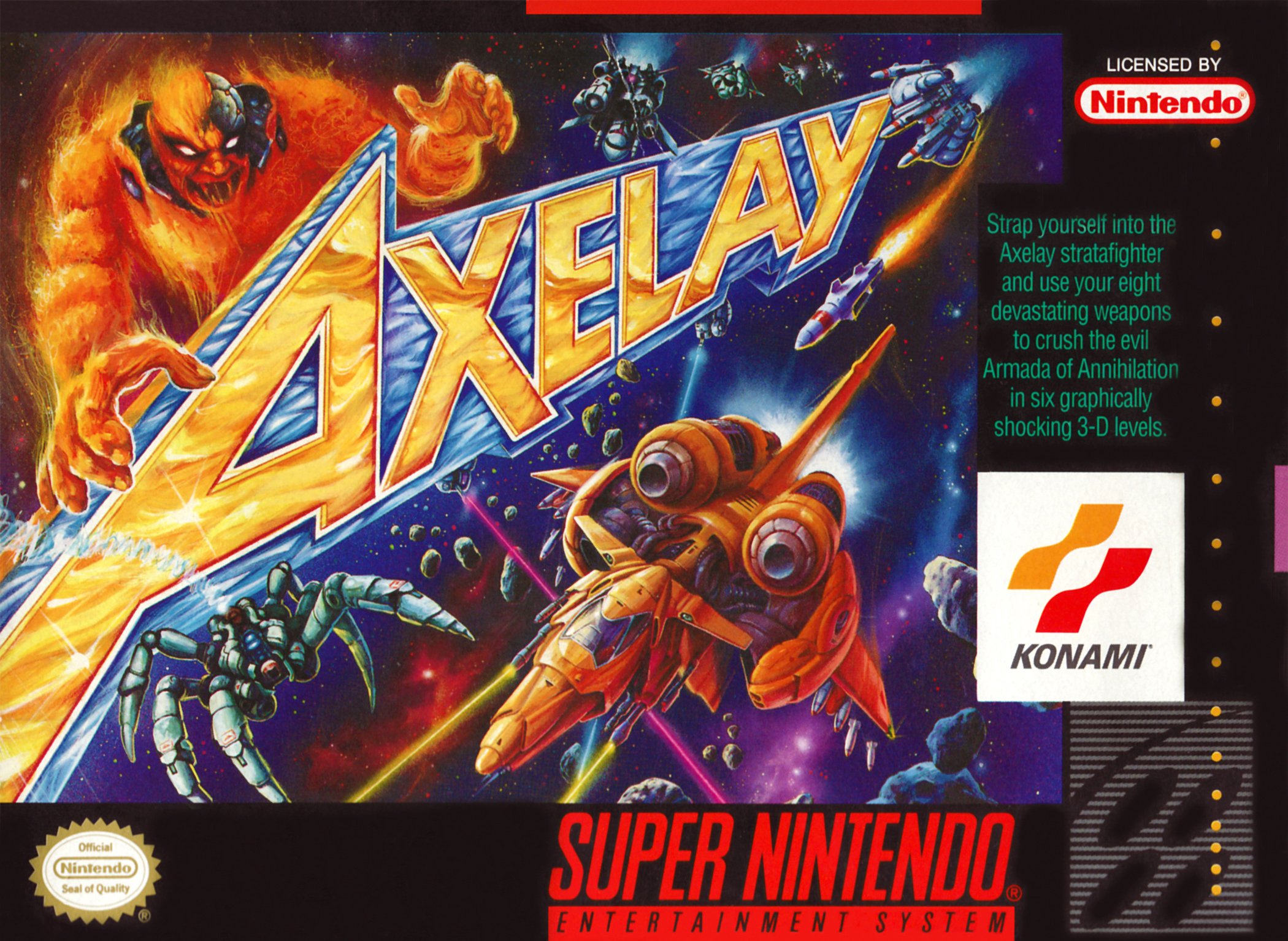 Обложка игры Axelay