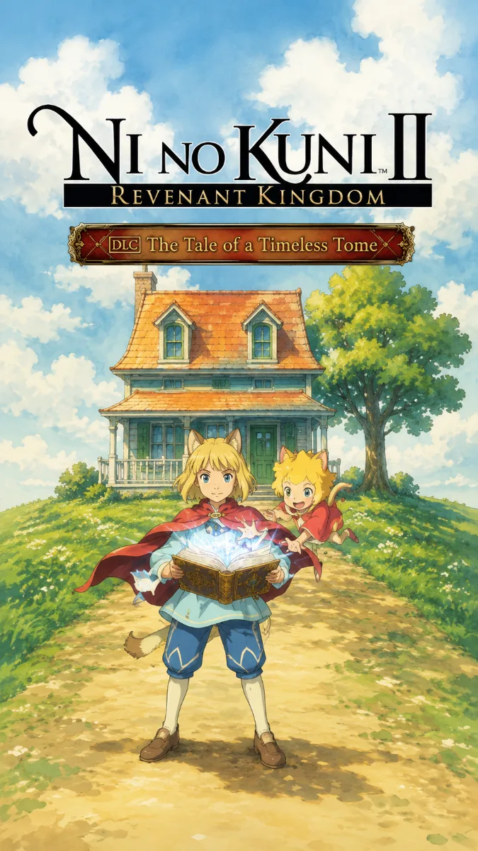 Обложка игры Ni no Kuni 2: The Tale of a Timeless Tome