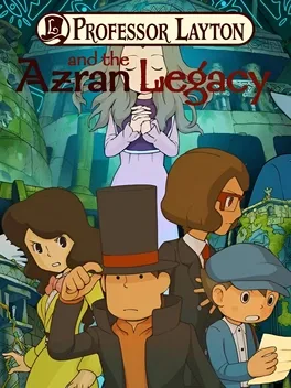 Обложка игры Professor Layton and the Azran Legacy