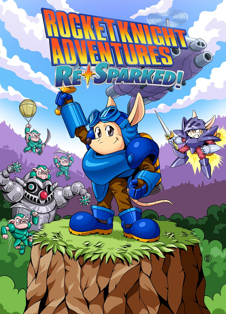 Обложка игры Rocket Knight Adventures: Re-Sparked!
