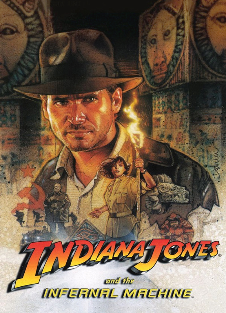 Обложка игры Indiana Jones and the Infernal Machine