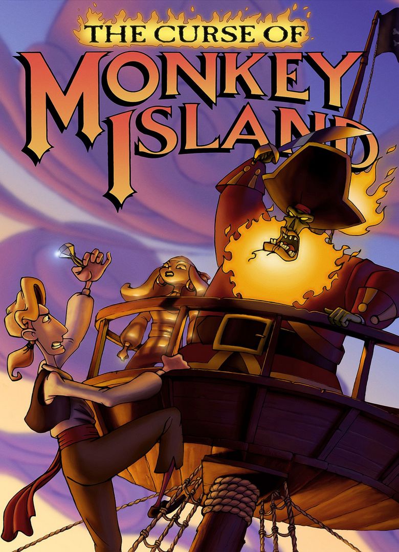Обложка игры The Curse of Monkey Island