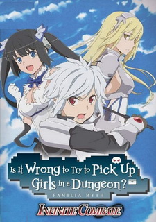 Обложка игры Is It Wrong to Try to Pick Up Girls in a Dungeon? Infinite Combate