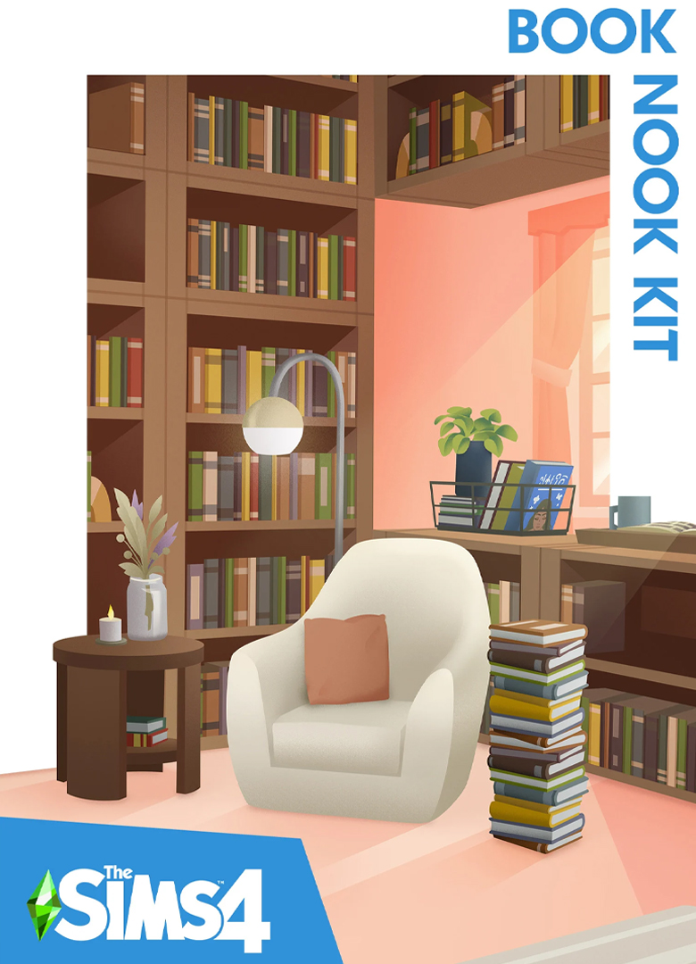 Обложка игры The Sims 4: Book Nook