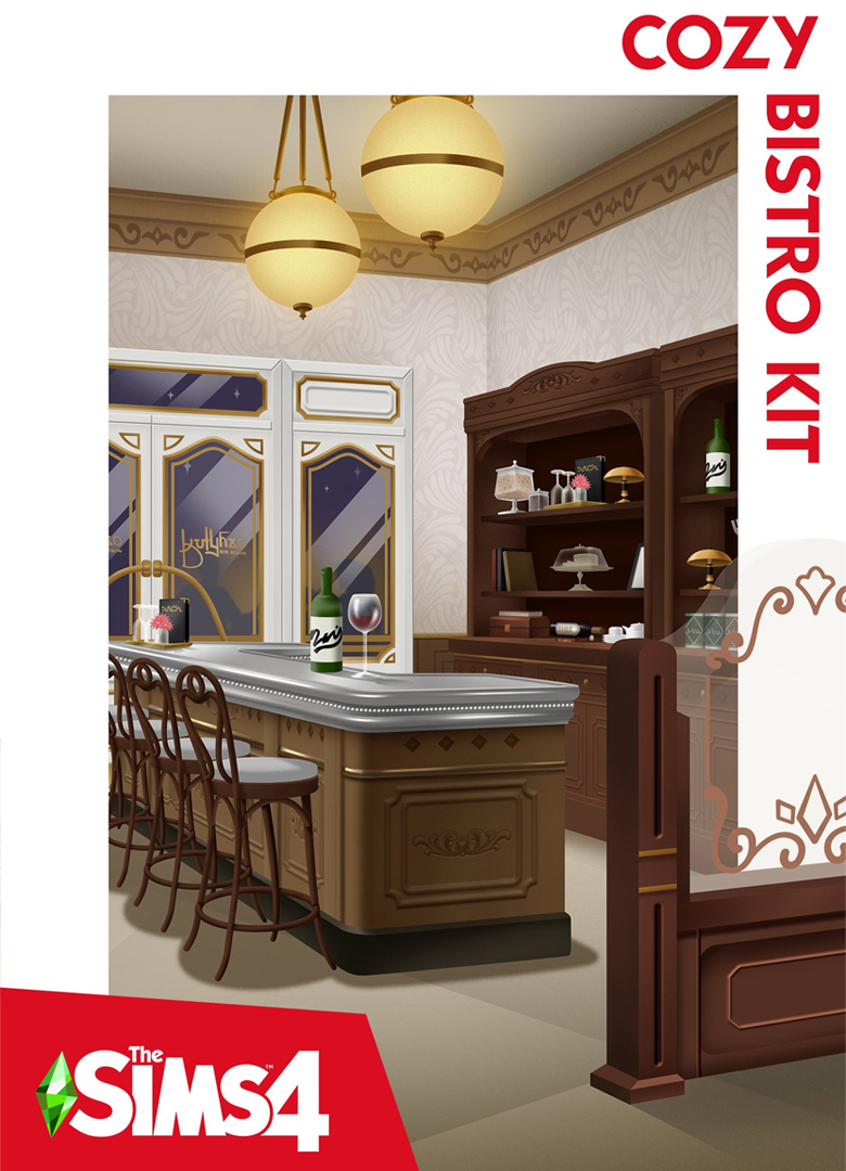 Обложка игры The Sims 4: Cozy Bistro