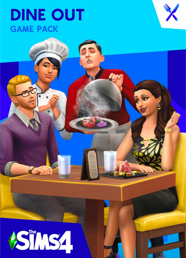 Обложка игры The Sims 4: Dine Out