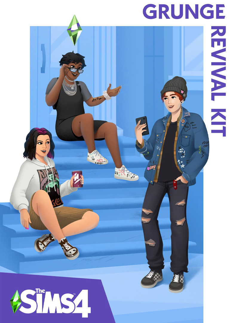 Обложка игры The Sims 4: Grunge Revival