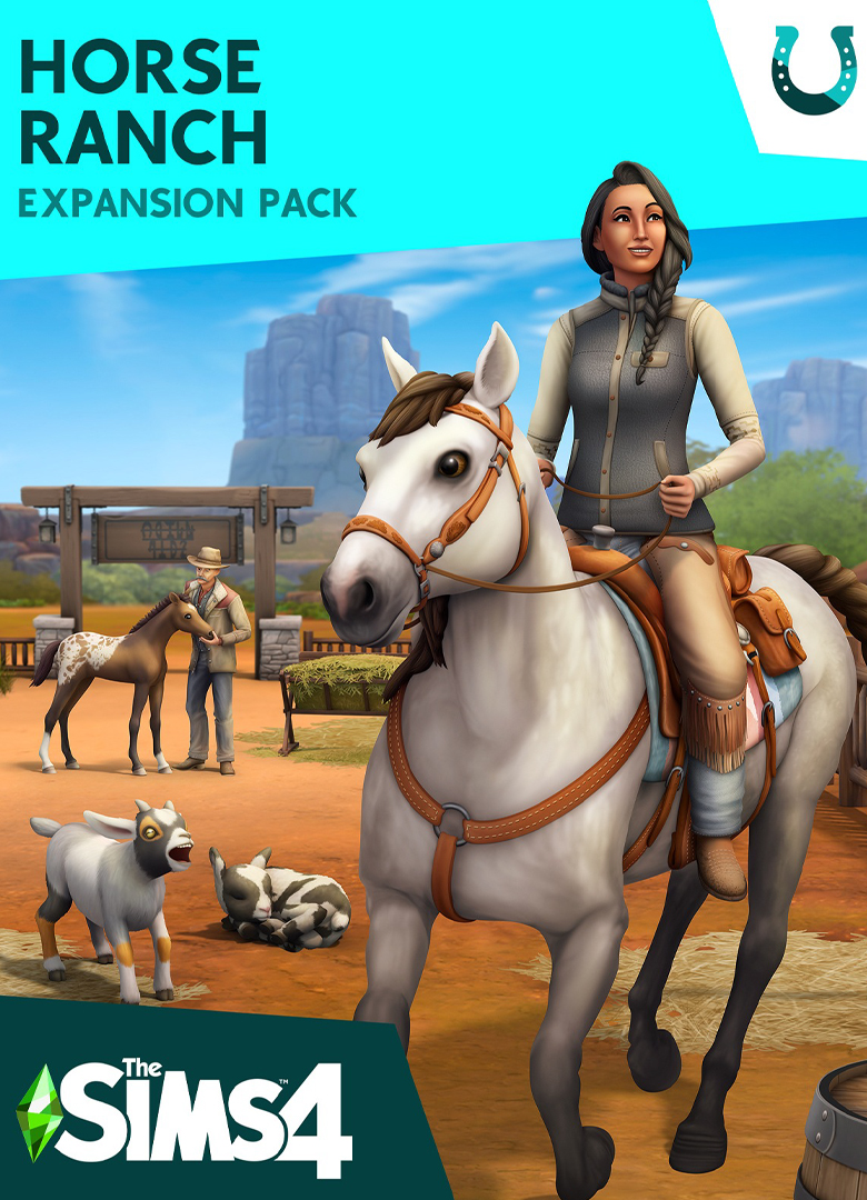 Обложка игры The Sims 4: Horse Ranch